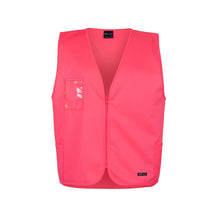JB's Hi Vis Zip Safety Vest 6HVSZ (Each)
