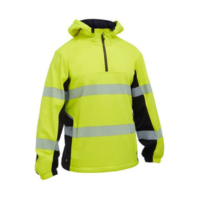 Bisley Flx & Move™ Hi Vis Taped Liquid Repellent Fleece Hoodie BK6571T