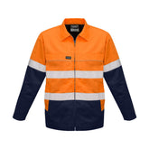 Syzmik Men's Hi Vis Cotton Drill Jacket ZJ590