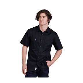 KingGee Tradies Lightweight Cotton Drill Short Sleeve Work Shirt K14355