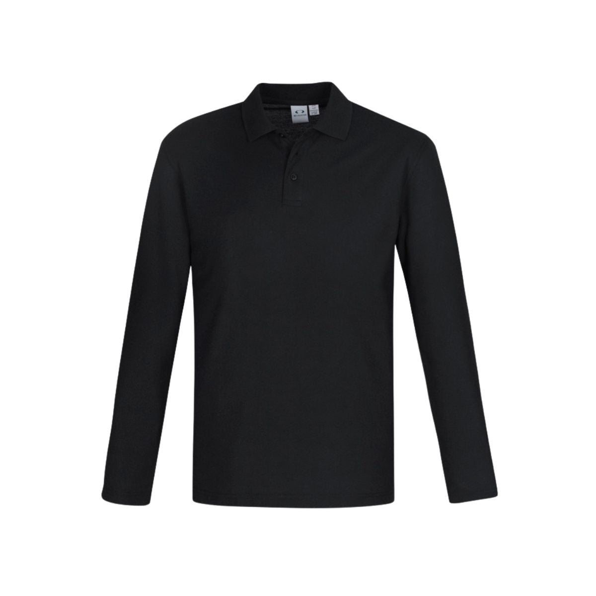 Biz Corporates Men's Crew Long Sleeve Polo Shirt P400ML