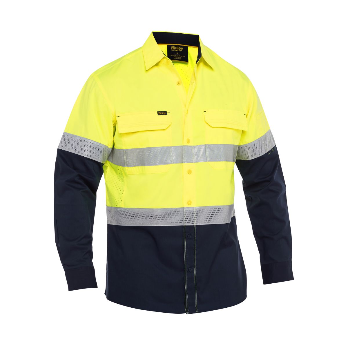 Bisley X Airflow™ Hi Vis Taped Stretch Ripstop Shirt BS6491T