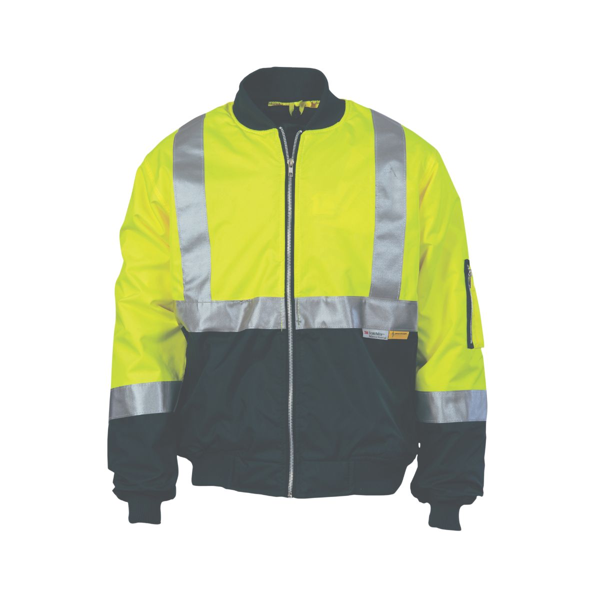 DNC Hi Vis Two Tone Flying Jacket with 3M Reflective Tape 3862
