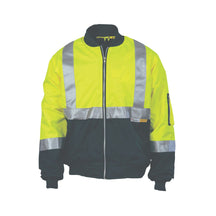 DNC Hi Vis Two Tone Flying Jacket with 3M Reflective Tape 3862
