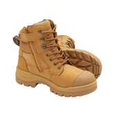 Blundstone Unisex Zip Up Series Safety Boots - Wheat #8060