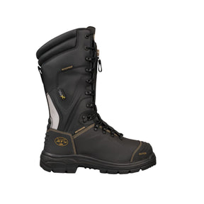 Oliver AT65 Series 350mm Black Laced In Zip Mining Safety Boot 65791