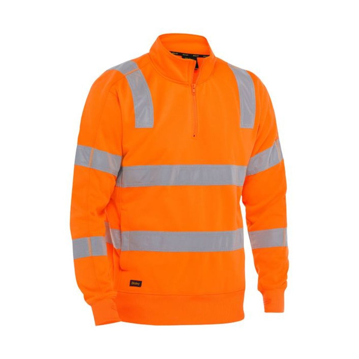 Bisley Taped Hi Vis 1/4 Zip Pullover BK6814T