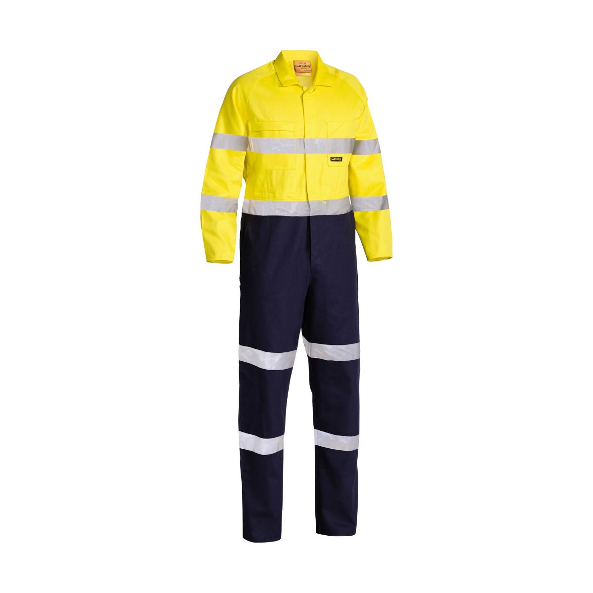 Bisley Taped Hi Vis Drill Coverall BC6357T