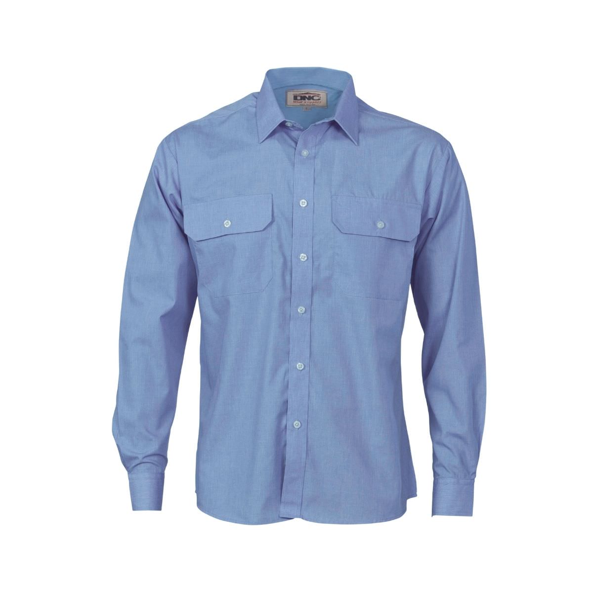 DNC Cotton Work Shirt - Long Sleeve 3212