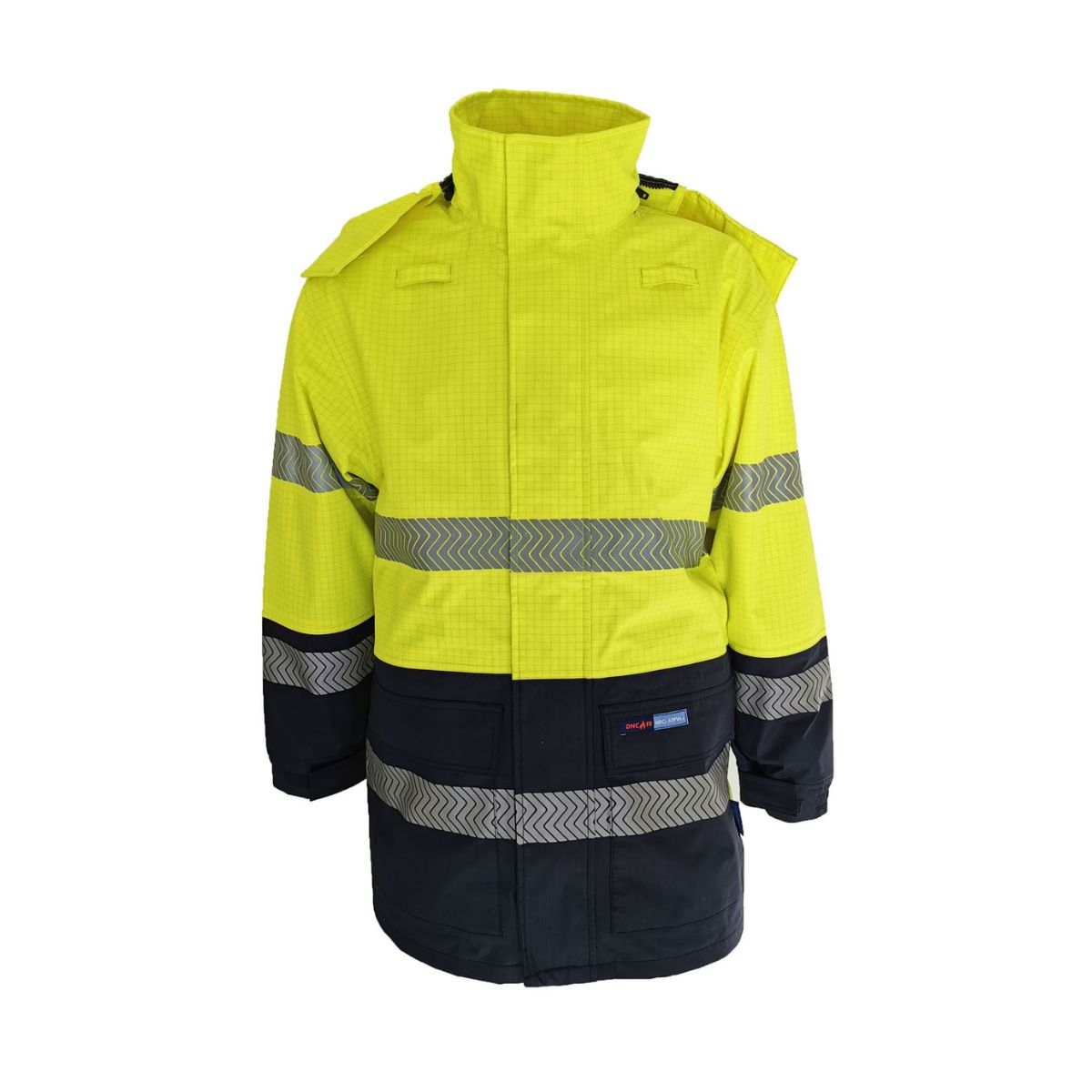 DNC Inherent Flame Retardant PPE2 Segmented Tape  Rain Jacket 3467