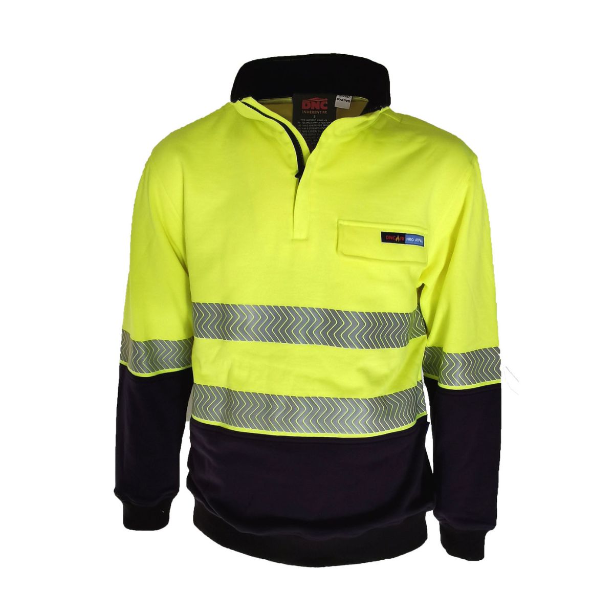 DNC Inherent Flame Retardant PPE2 1/2 Zip Segmented Tape Fleecy Jumper 3424