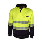 DNC Inherent Flame Retardant PPE2 1/2 Zip Segmented Tape Fleecy Jumper 3424