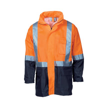 DNC HiVis Two Tone Light weight Rain Jacket with CSR Reflective Tape 3879