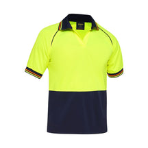 Bisley Two Tone Hi Vis V-Neckpolo BK1440