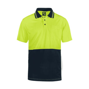 NCC Men's Hi Vis Light Weight Micromesh Polo S/S WSP208