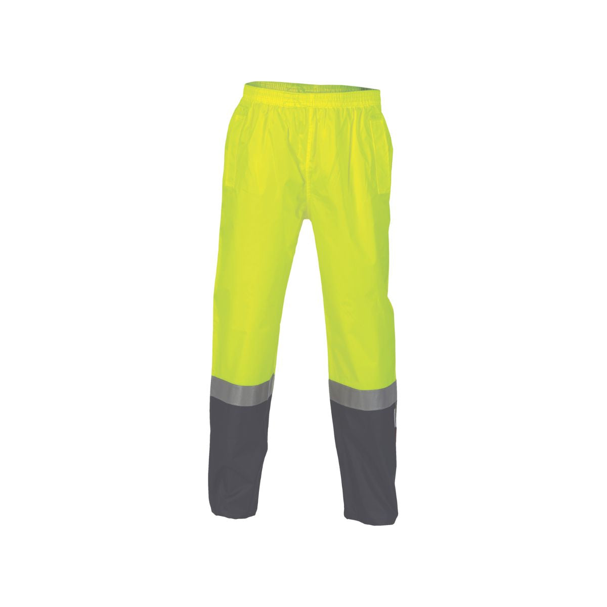 DNC Hi-Vis Two Tone Light Weight Rain Pants with CSR Reflective Tape 3880