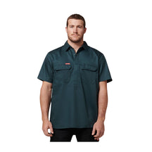 Hard Yakka Short Sleeve Closed Front Cotton Drill Work Shirt Y07540