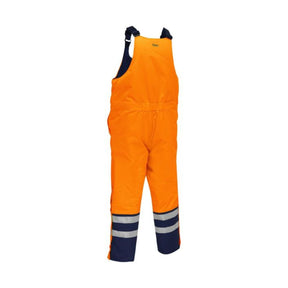 Bisley Taped Hi Vis Freezer Bib & Brace Coverall BAB6452T