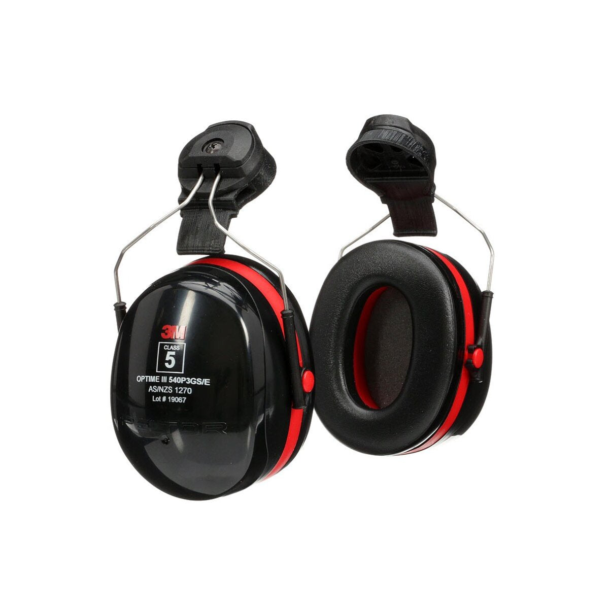 3M™ PELTOR™ Optime™ III Helmet Attach Earmuff, 33dB (Class 5) H540P3GS/E (Each)