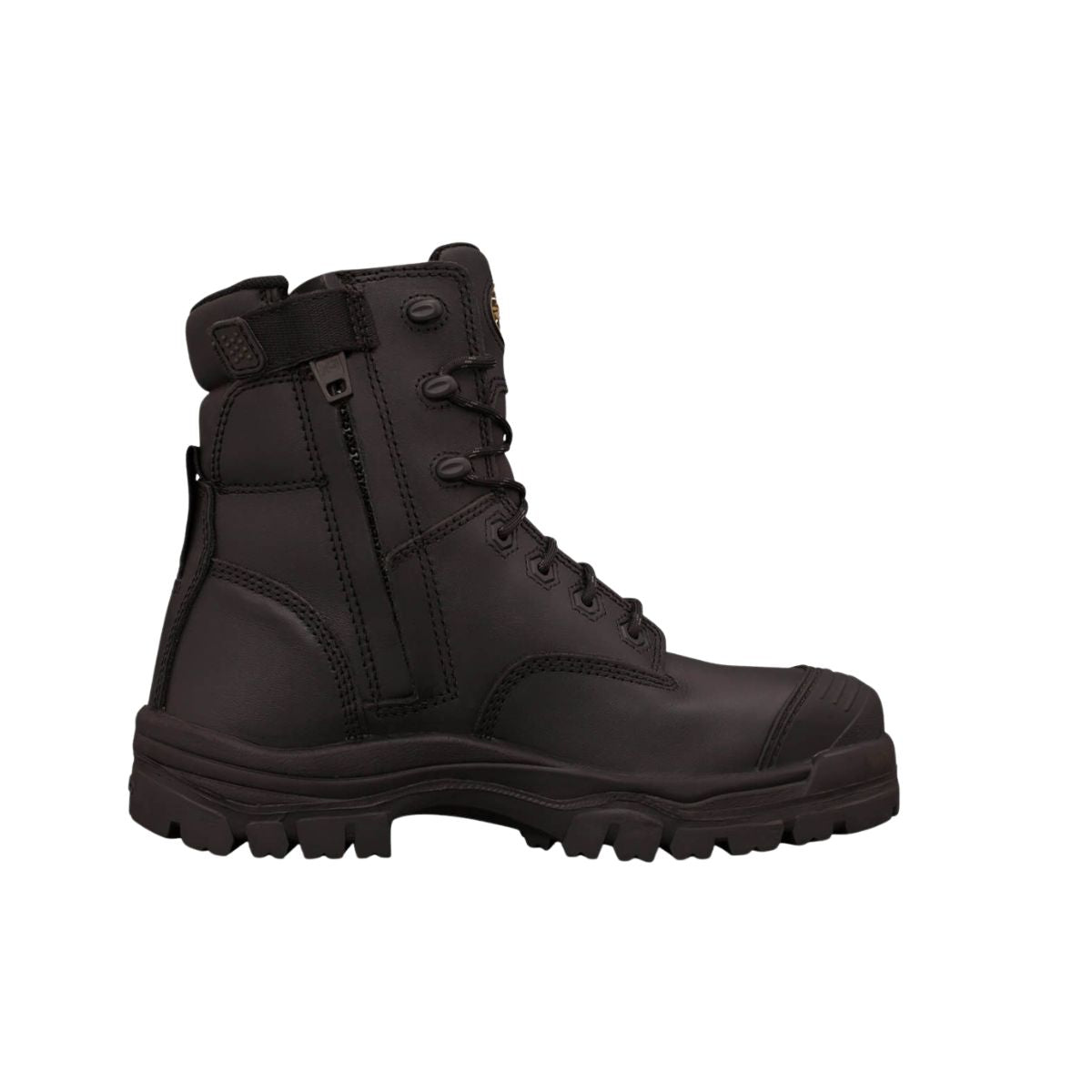Oliver AT45 Series 150mm Black Zip Sided Safety Boot 45645Z