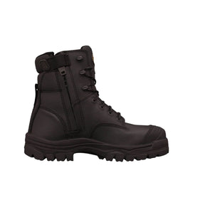 Oliver AT45 Series 150mm Black Zip Sided Safety Boot 45645Z