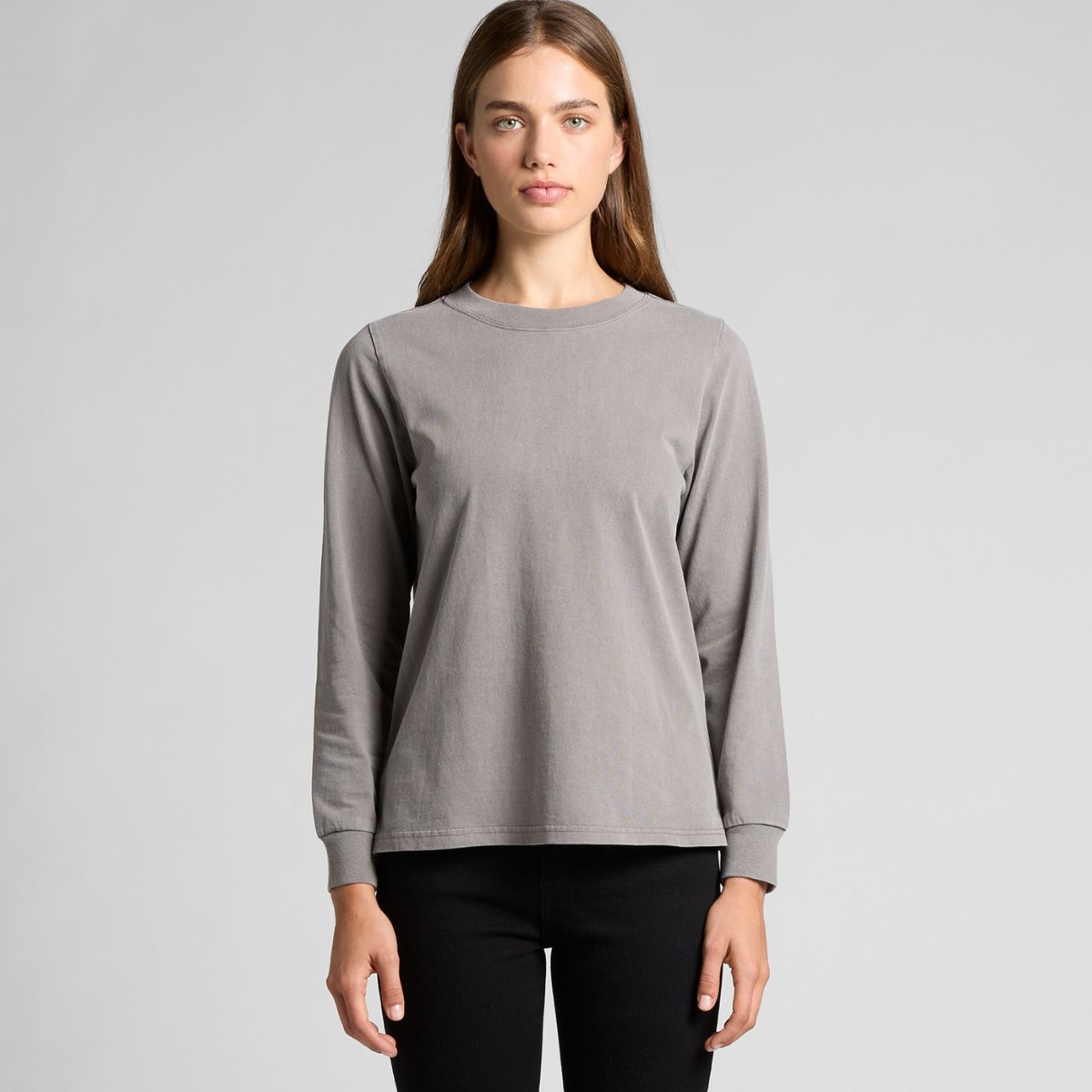 ascolour Women's Heavy Faded L/S Tee 4083