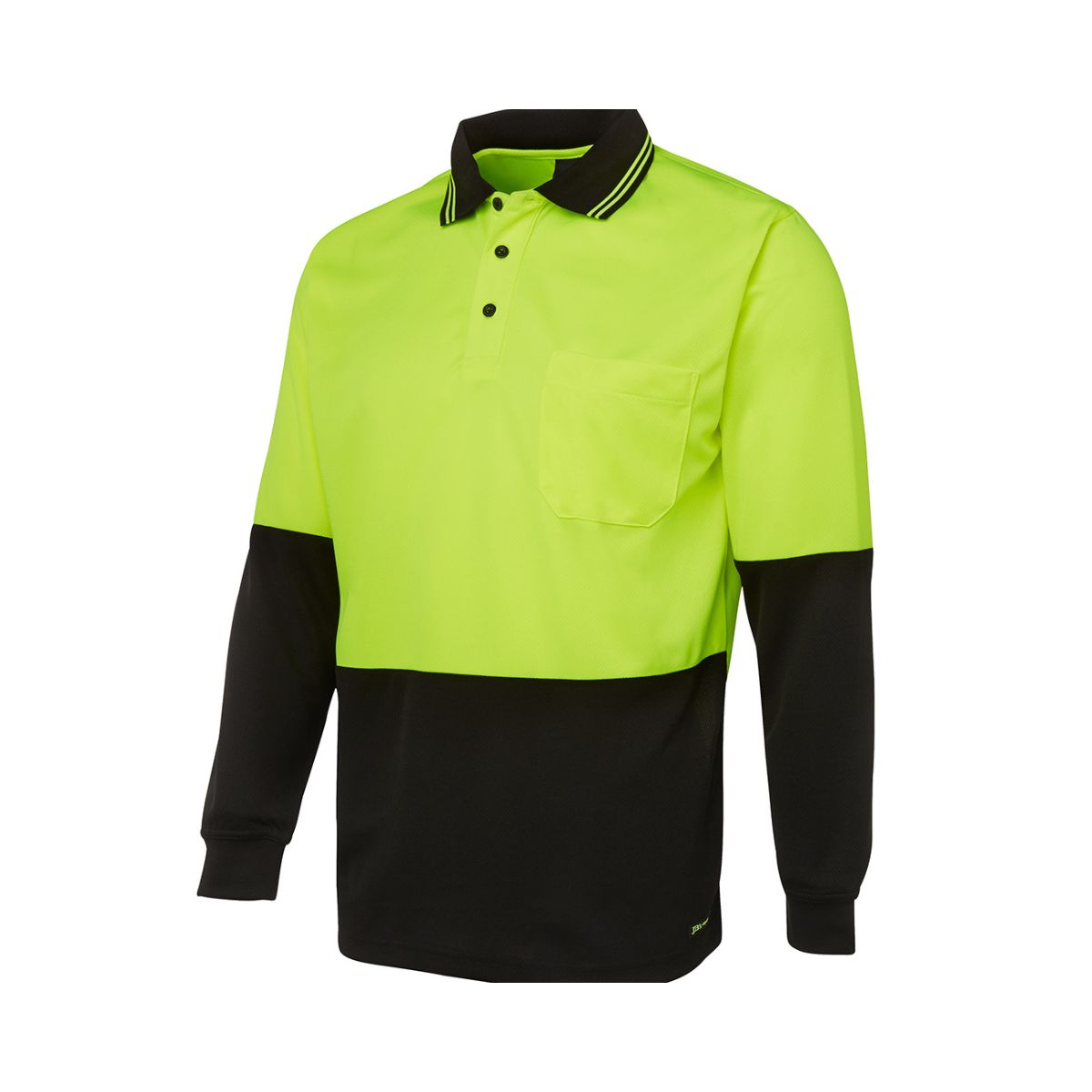 Hi Vis Traditional Long Sleeve Polo Shirt 6HVPL