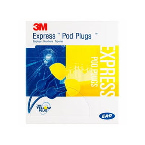 3M™ E-A-R™ Express Assorted Corded Earplugs, Pillow Pack, 321-2115, 23dB (Class 4) (Box of 100 Pairs)