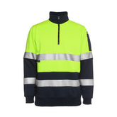 JB'S Hi Vis (D+N) 1/2 Zip Fleecy Sweat 6HZFS