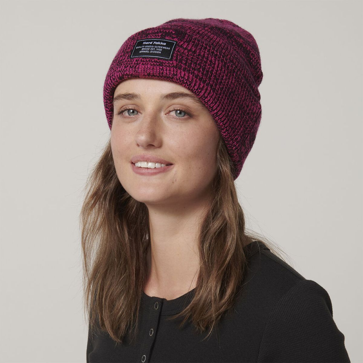 Hard Yakka 2 Tone Twist Marle Beanie Y22301