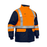 Bisley X Taped Two Tone Hi Vis Freezer Jacket BJ6450T