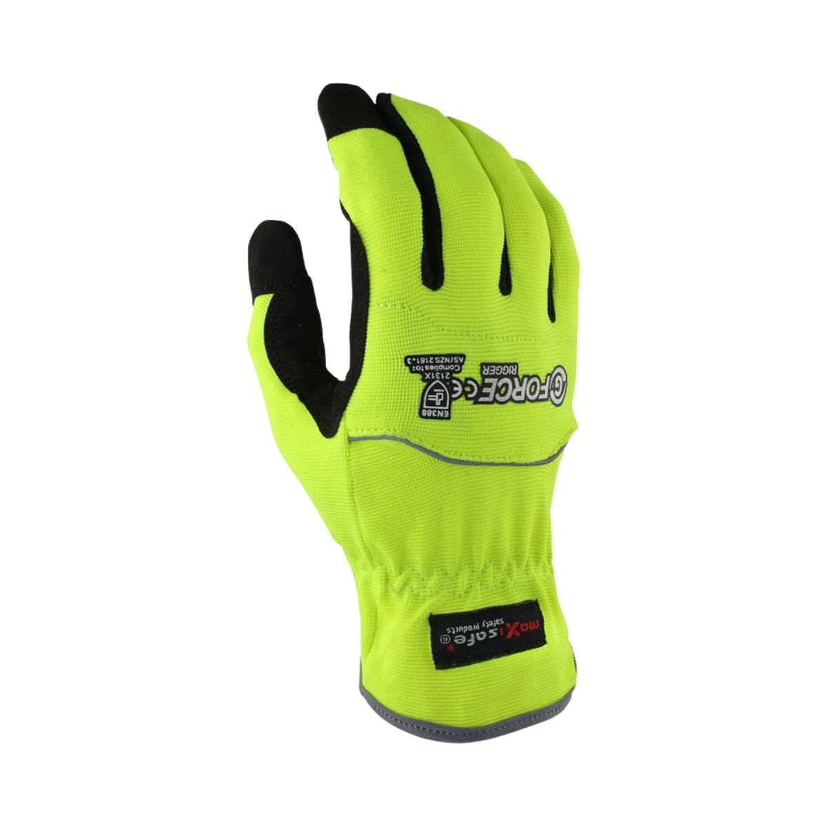 Maxisafe G-Force Hi Vis Synthetic Rigger Gloves (Pair)