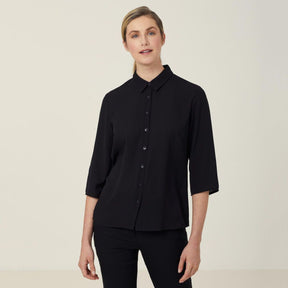 NNT Women's Georgie 3/4 Pleat Back Shirt CATUKZ