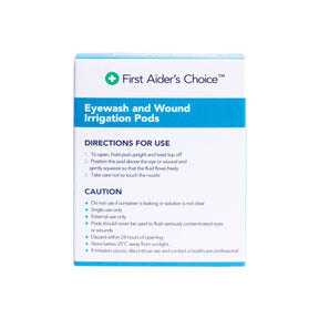 First Aider's Choice 20ml Saline Pods (Pack of 5)