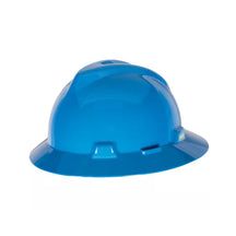 MSA V-Gard Full Brim Hard Hat, Push-Key 4pt Suspension 220925