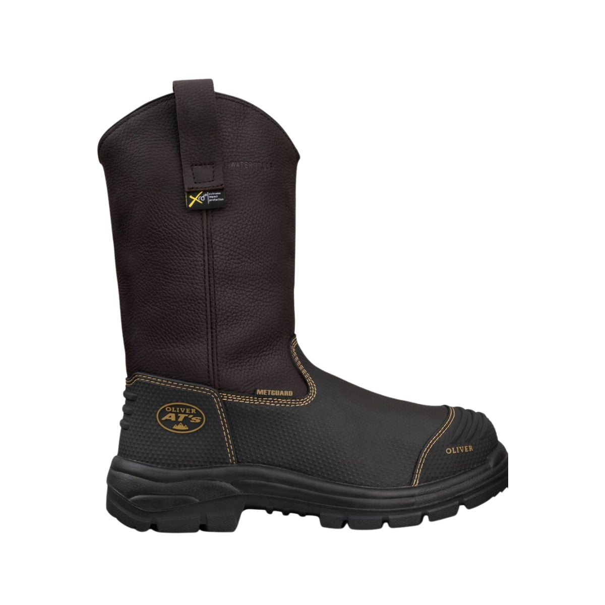 Oliver AT65 Series 240mm Brown Pull-On Riggers Safety Boot 65493