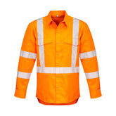 Syzmik Hi Vis X Back Taped Long Sleeve Shirt ZW690