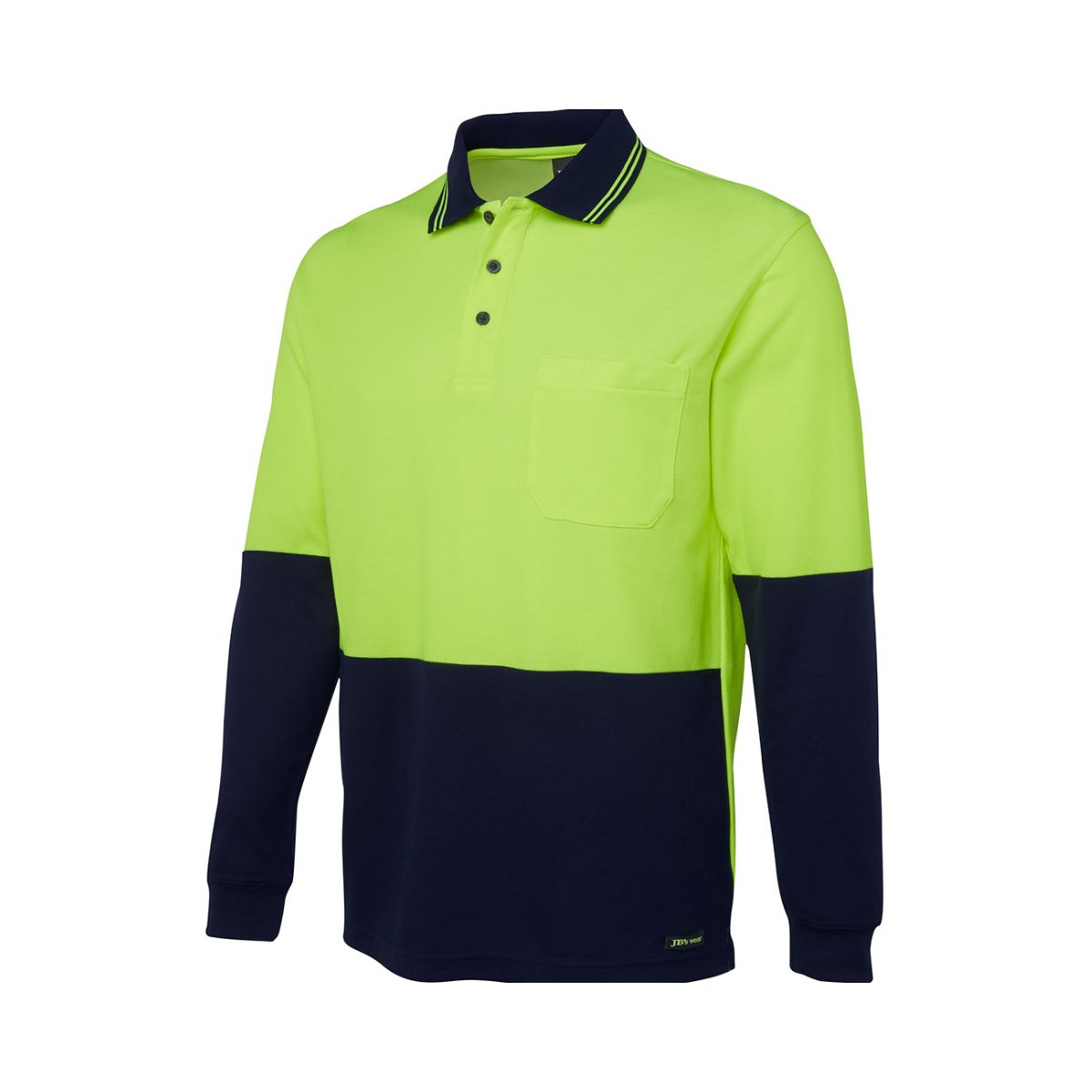JB's Hi Vis Long Sleeve Comfort Polo 6HPL