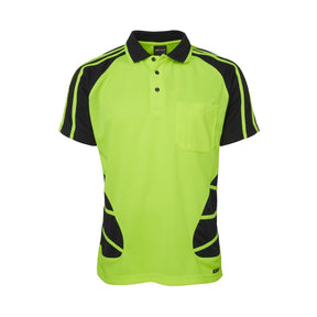 JB's Wear Hi Vis Short Sleeve Spider Polo 6HSP