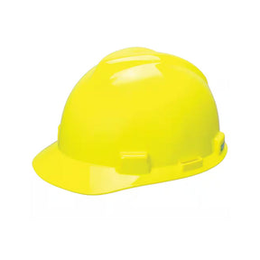 MSA V-Gard Elite Hard Hat, Non-Vented, Push-Key 4pt Suspension 226025