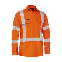 Bisley Apex 185 X Taped Biomotion Hi Vis FR Ripstop Vented Shirt BS8439XT