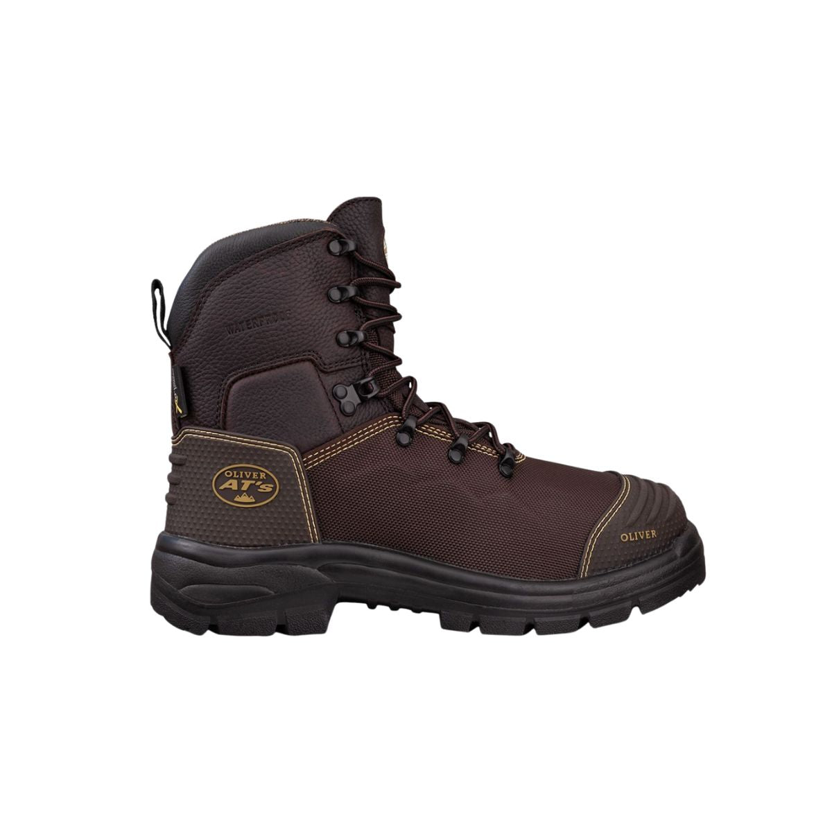 Oliver AT65 Series 150mm Brown Lace-up Safety Boot 65490