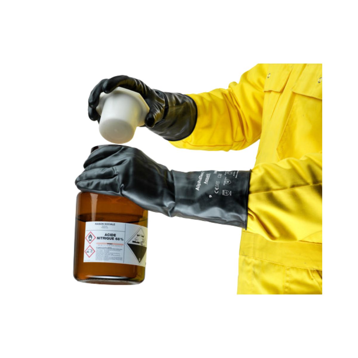 Ansell AlphaTec® 38-612 Butyl / viton - Chemical Protective Gloves (Pair)