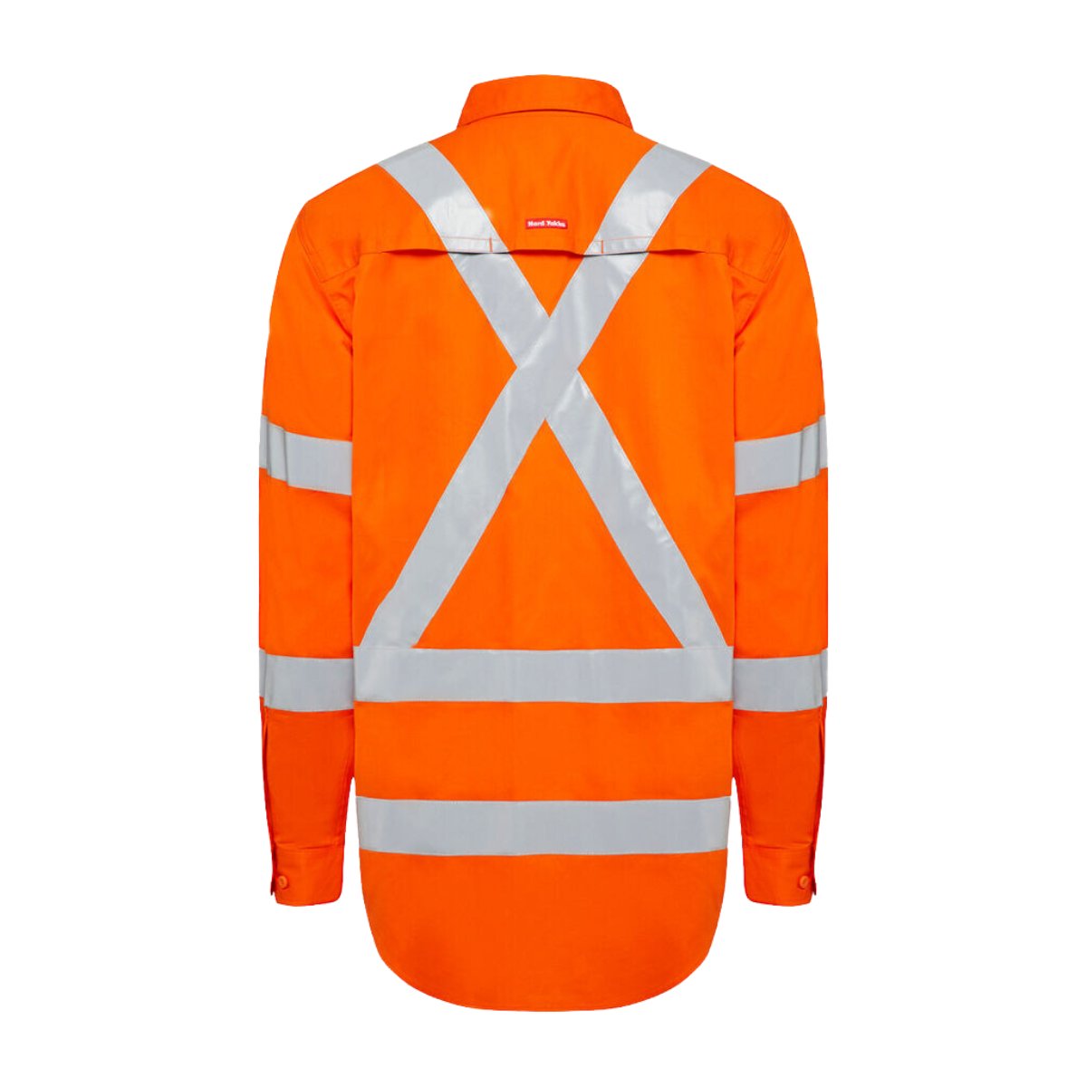 Hard Yakka Women's Foundations Biomotion Hi-vis Taped Long Sleeve Cross Back Y08420