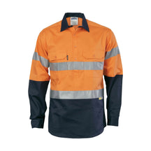 DNC Hi Vis Cool-Breeze Closed Front Shirt L/S 3949