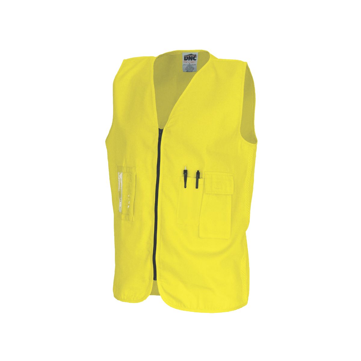 DNC Daytime Cotton Side Panel Safety Vest 3808