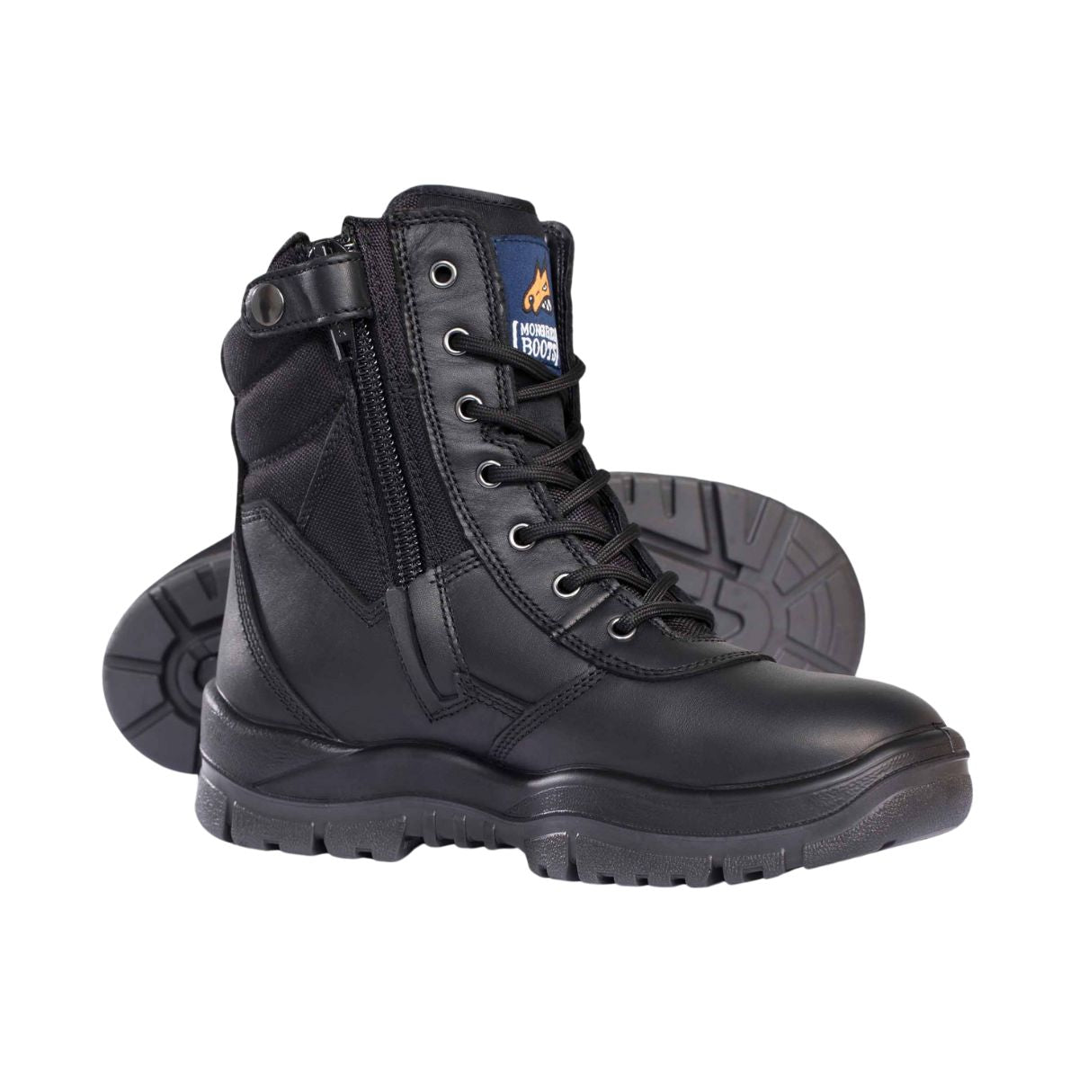 Mongrel Black High Leg ZipSider Boot 251020