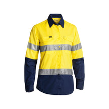 Bisley Women's X Airflow™ Taped Hi Vis Ripstop Shirt BL6415T