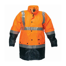 Prime Mover Lightweight Hi-Vis Rain Jacket with Tape HV306