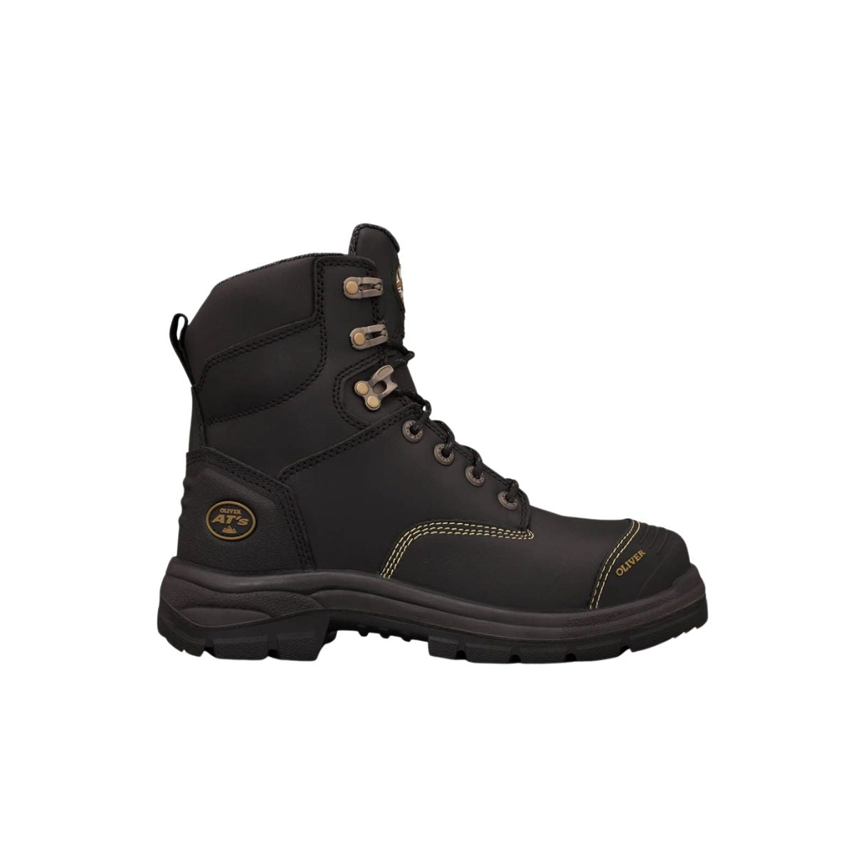 Oliver AT55 Series 150mm Black Zip Sided Safety Boot 55345Z